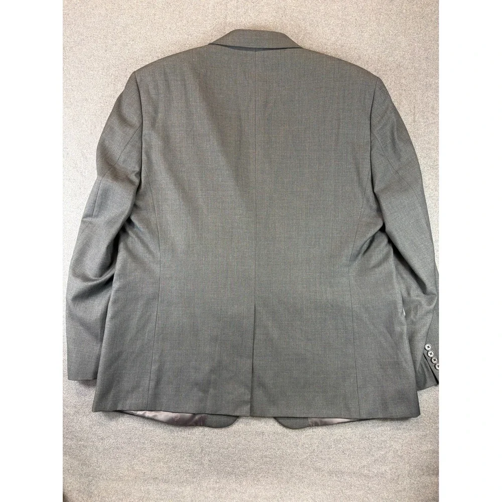 LRL Ralph Lauren Blazer Mens 50L Grey Wool Blend Two Button Suit‎ Jacket